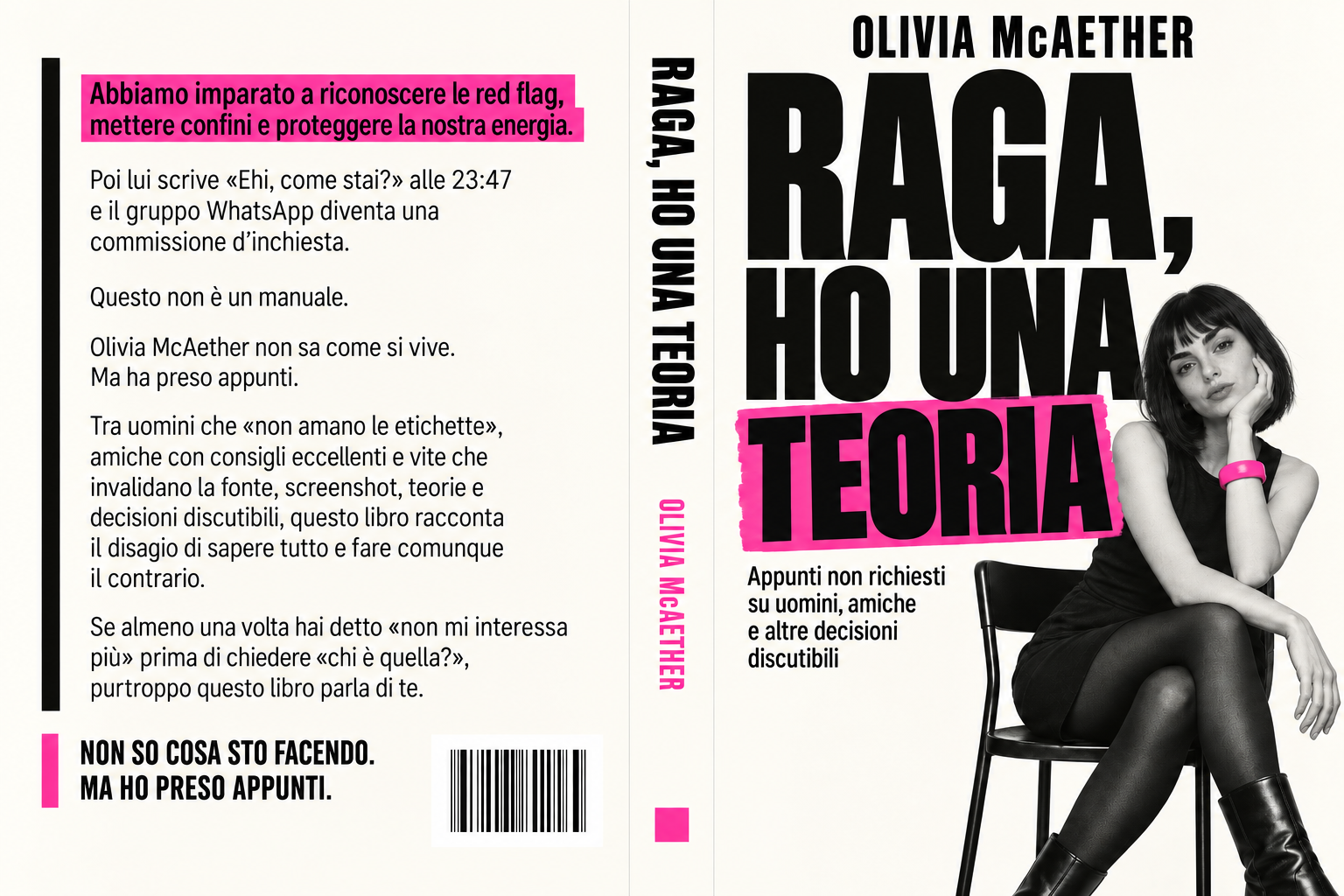 Copertina di Raga, ho una teoria di Olivia McAether